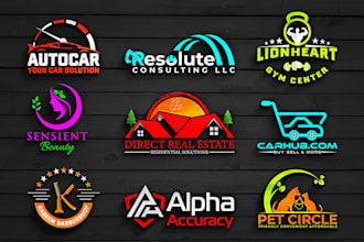 design unique minimalist and creative logo for your business