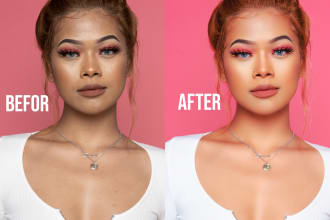 photo retouching and color correction