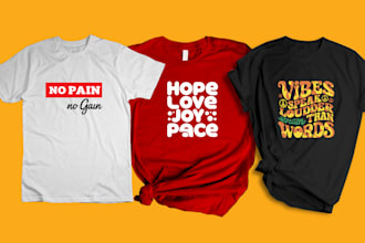 eye catching custom t shirt design typography minimalist trendy styles