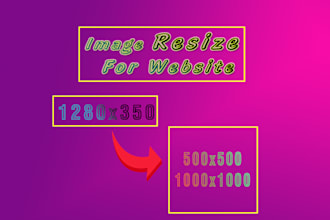 professional website image resizing and optimization