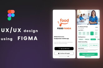 design a mobile app with figma focusing on exceptional UI UX
