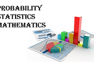 do probability and statistics using r studio, spss, excel and minitab