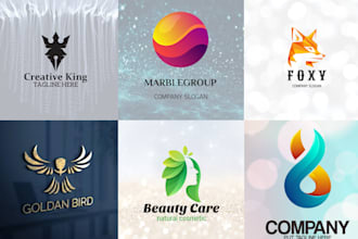 creat hq professional minimalist wordmark and 3d business logo design redesign