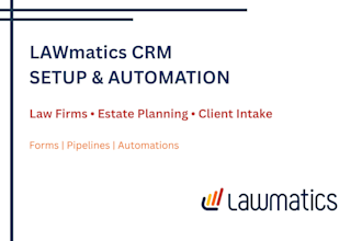 set up and automate lawmatics CRM for your law firm