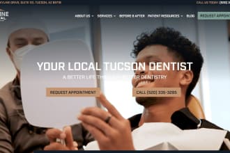 create wordpress website for doctor , hospital , healthcare , dentist , medical