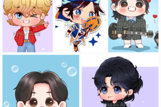 draw anime chibi character art