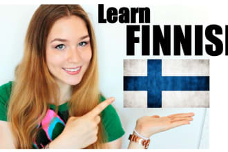 teach you finnish language lessons