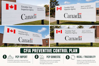 create pcp, haccp, or food safety plan for canadian food businesses