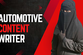 write SEO automotive articles, car, bike, or motorcycle blog posts, or news