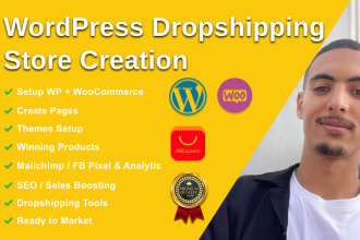 create your wordpress dropshipping store with winning products