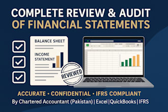 prepare, audit and review of financial statements
