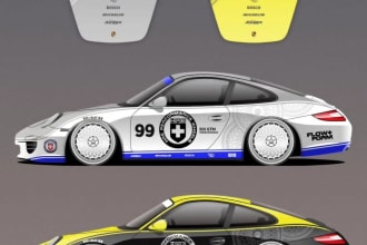 design vehicle wrap, car, truck, van, food truck,  trailers, bus and van