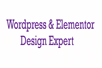 fix wordpress elementor errors and customize wordpress theme