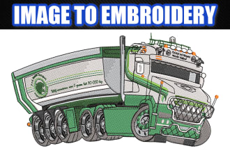 do embroidery digitizing, 3d puff, flat, convert to pes, dst, jef, hus
