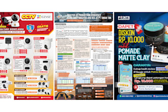 design creative product poster, flyer, social media ads