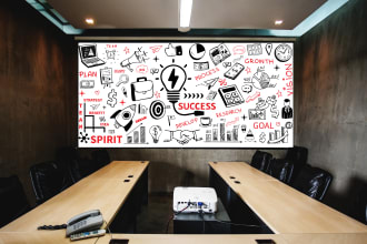 create wall art, wallpapers, decals, and doodle wall art