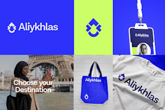 design a clean minimalist logo and branding
