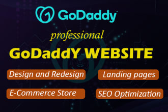 design or redesign godaddy website with godaddy builder