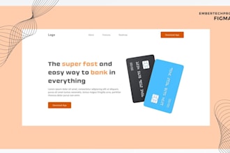 do creative UI UX design in figma