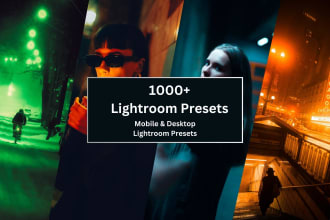 provide 1000 lightroom presets bundle for resell