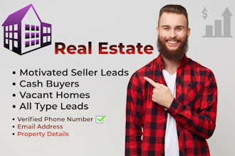 generate real estate motivated seller leads and cash buyer