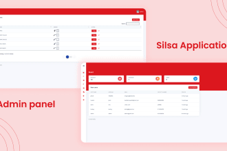 create admin panel with application also