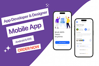 design  build flutter mobile app or do mobile app development