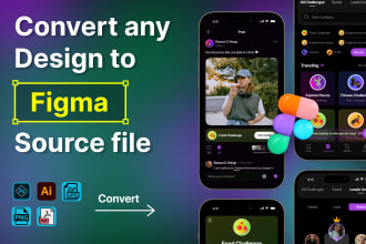 convert any UI UX design file into figma source file