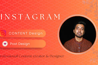design attractive instagram content, posts, or stories