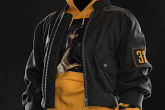 do 3d photorealistic custom hoodie design renders and animations