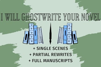 ghostwrite your novel or scene