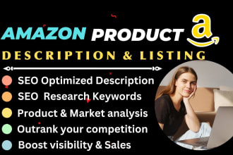 write a professional amazon listing description with SEO keywords optimization