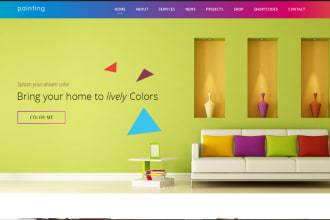 create painting and renovation construction company website