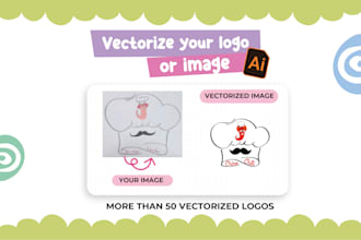 redraw and vectorize your logo in ai, eps, svg, and PDF