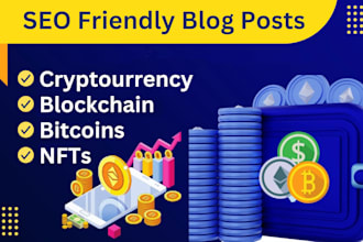 write unique, engaging, and SEO blogs on crypto, bitcoins, nft and blockchain