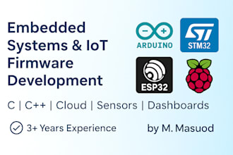 create custom iot firmware for arduino, pi, stm32, and esp32