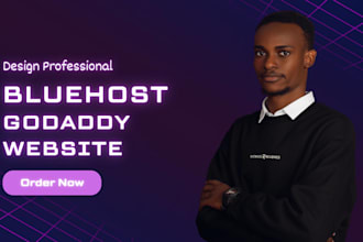 do bluehost website, godaddy website design, ionos website, hostinger website