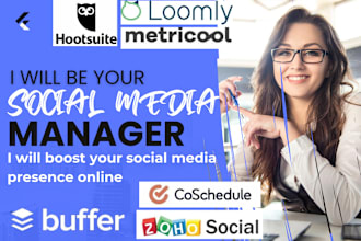 be your social media content designer and digital marketing manager