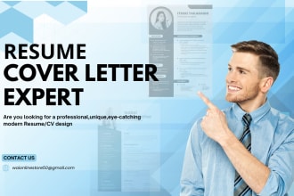 expert resume builder for your dream job using canva 12 hours