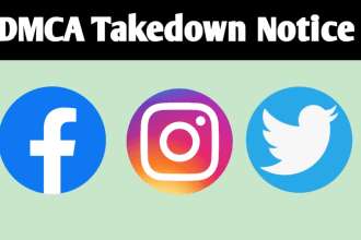 remove copyright content from facebook, twitter and instagram under dmca