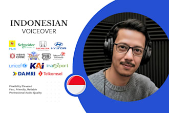 be your indonesian voice over artist