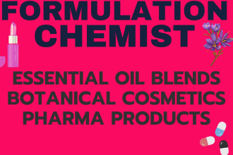 b formula chemist for organic cosmetics, essential oil blends