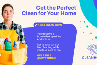 develop cleaning, maid service and laundry service websites