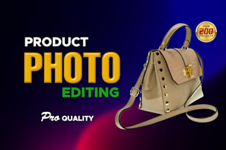 do product photo editing and retouching professionally