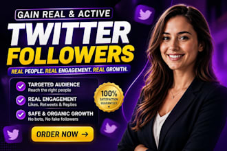 do organic x twitter marketing and promotion for growing followers fast