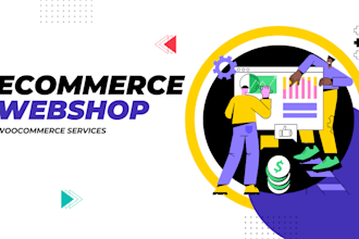 design woocommerce webshop and online store website