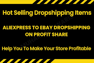 do aliexpress to ebay dropshipping on profit share, ebay va lister and promotion