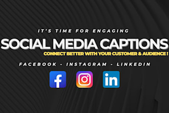 write engaging social media content and captions