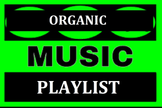 do organic music promotion, music playlist on popular reggea