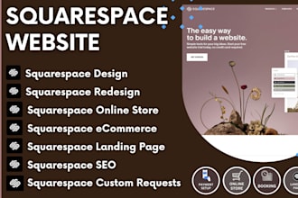 design squarespace website, squarespace redesign squarespace square online store
